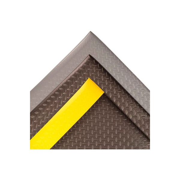 Superior Mfg Group, Notrax NoTrax Diamond Sof-Tred Anti Fatigue Mat 1/2in Thick 2' x 3' Black 419S0023BL - main